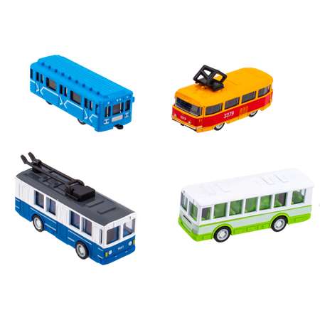 Игровой набор KiddieDrive Городской транспорт 4 шт