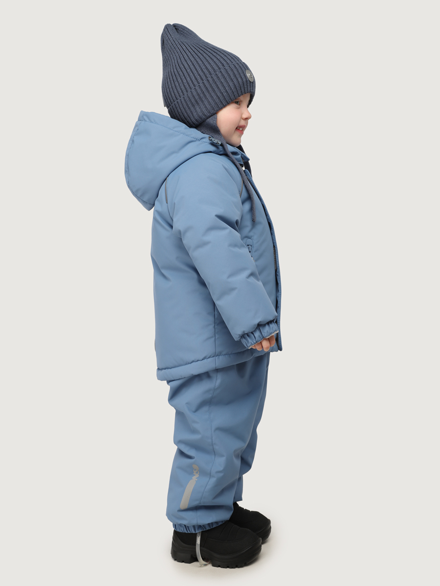 Куртка и полукомбинезон NIKASTYLE 7з0225 джинс - фото 4