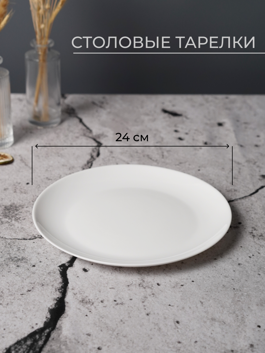 Столовый сервиз OLAFF из стеклокерамика 18 предметов 6 персон - фото 4