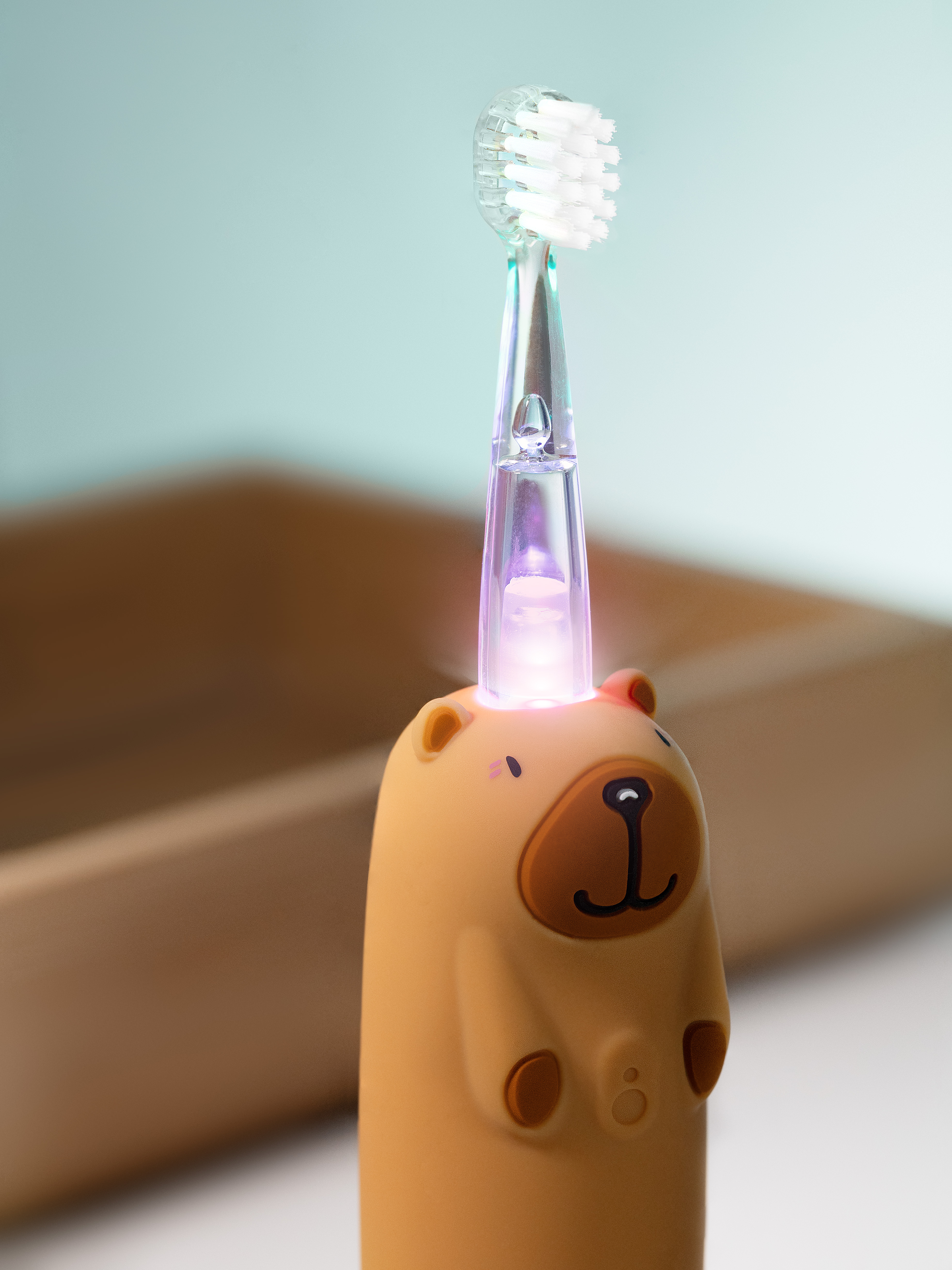 Зубная щетка электрическая Revyline Capybara от 1 года - фото 3