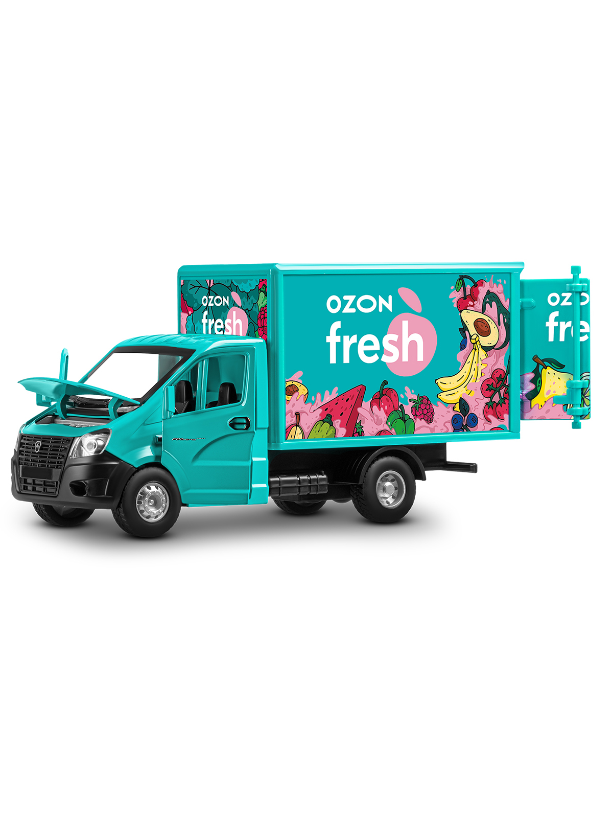 Грузовик Ozon ГАЗель Next Ozon Fresh 1:28 JB0405417 - фото 15