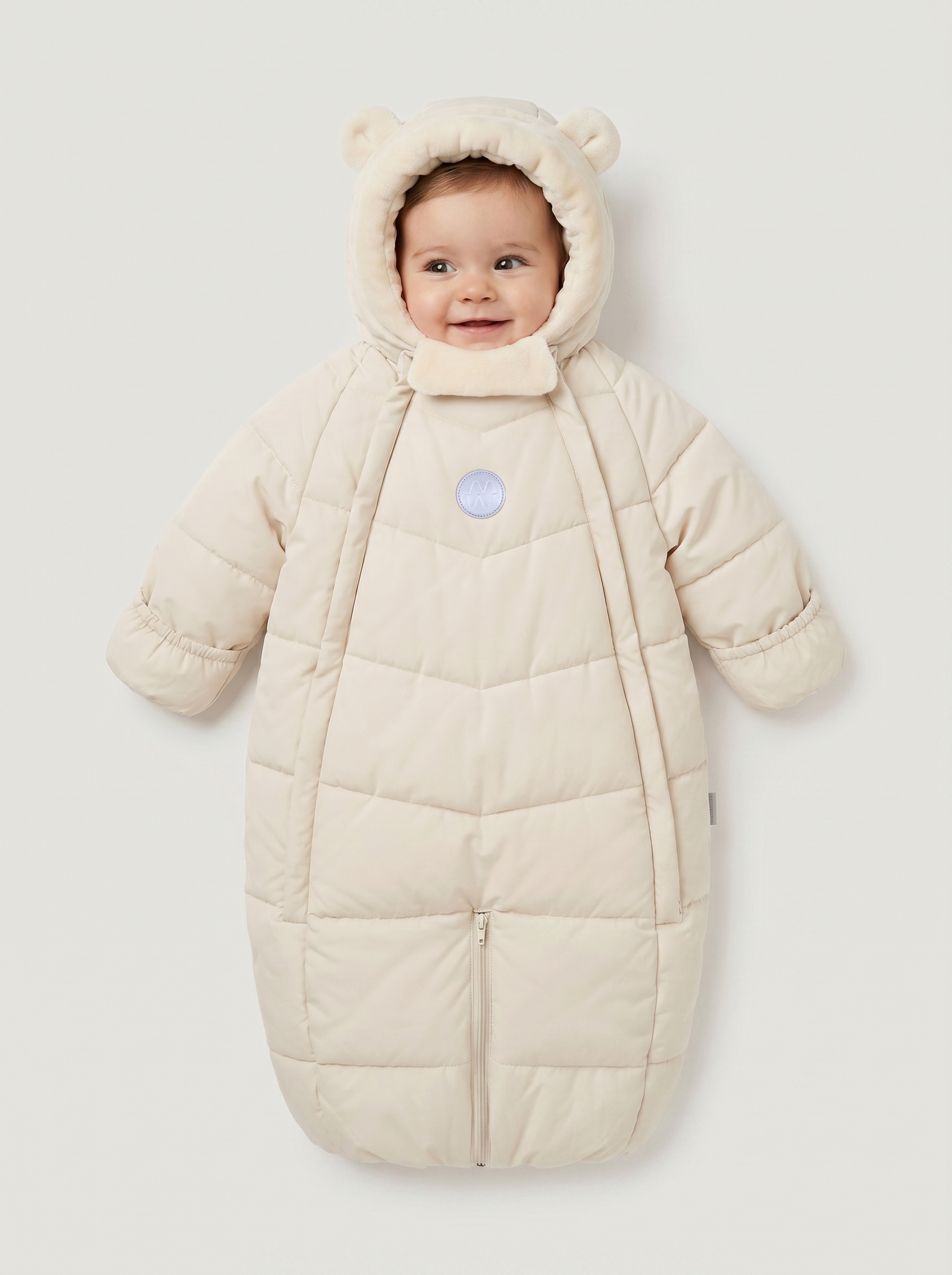 Комбинезон NIKASTYLE 8з0126 крем - фото 6