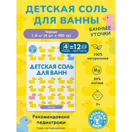 Набор средств Бацькина баня Череда 4 шт.