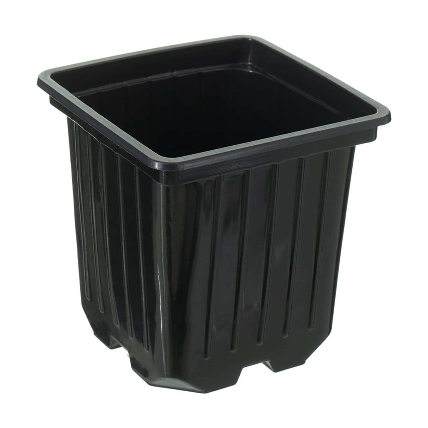 Горшок формованный . 1л 11*11*11см - фото 1