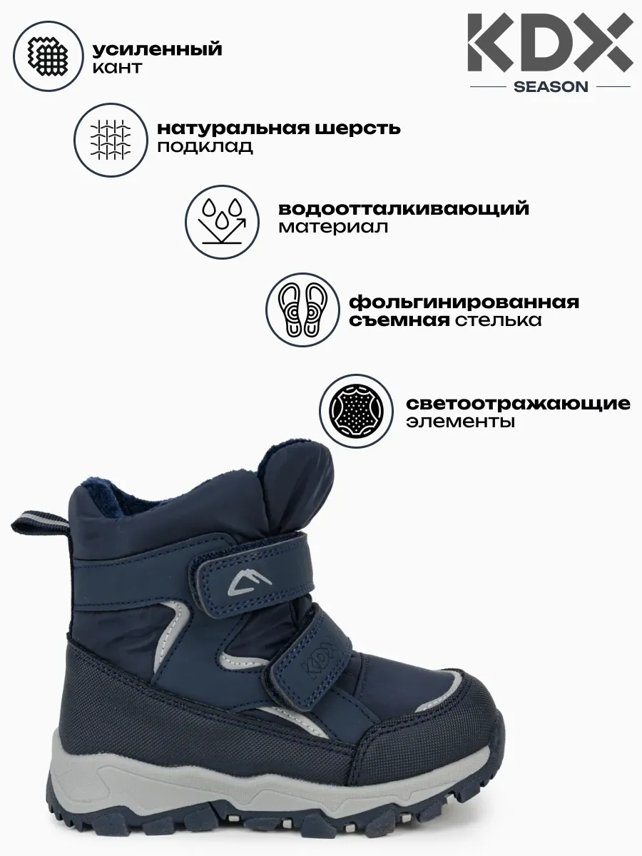 Сапоги KDX FM-04 navy - фото 3