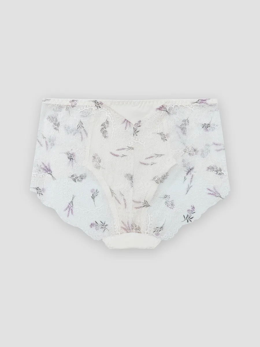 Трусы Mark Formelle (Марк Формэль) 412417/лавандовые веточки на молочном - фото 9