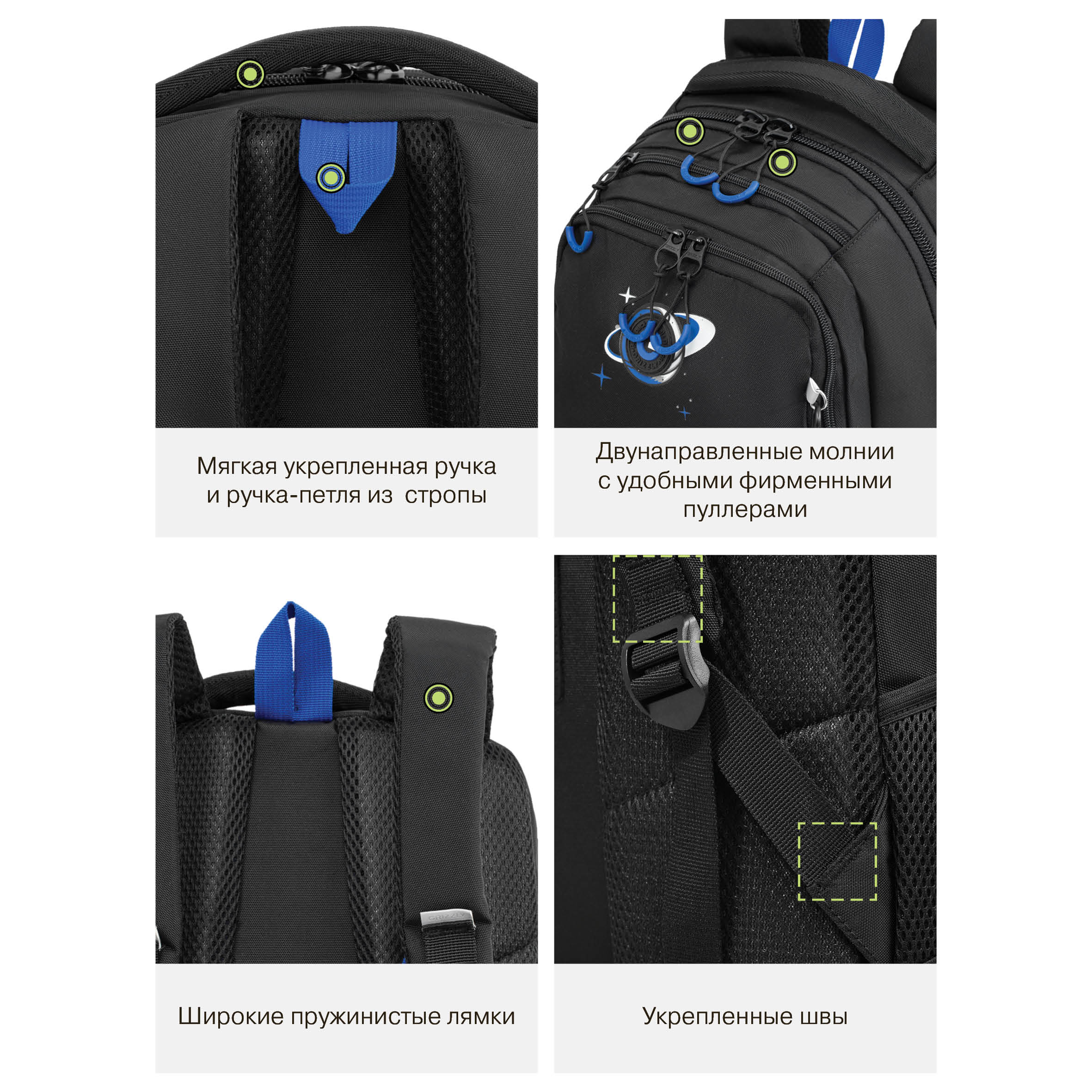 Рюкзак Grizzly Космонавт - фото 13