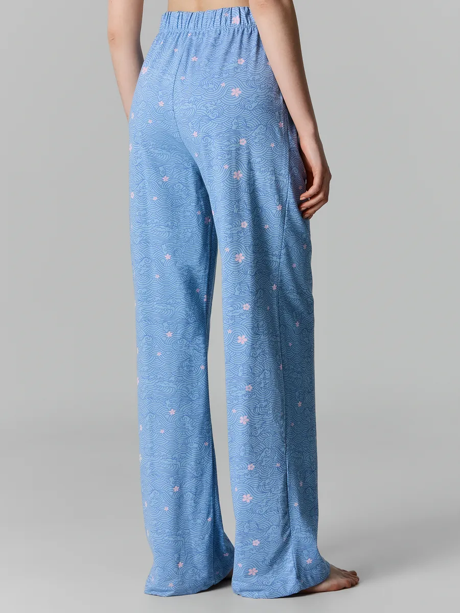 Брюки Mark Formelle (Марк Формэль) 532524-1/волны на голубом - фото 3