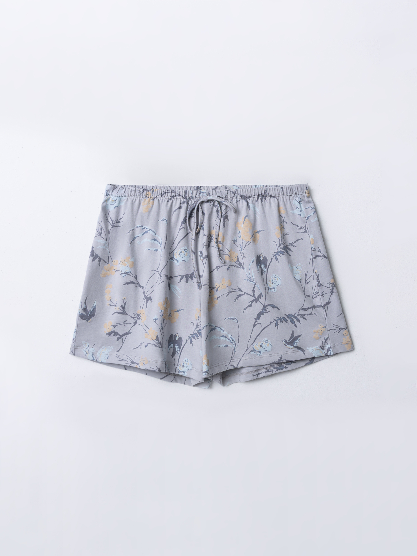 Шорты Mark Formelle (Марк Формэль) 132292/веточки на сером - фото 6