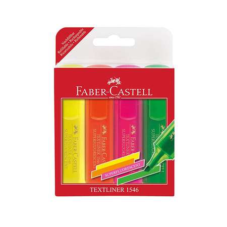 Текстовыделители Faber Castell 4 цв.