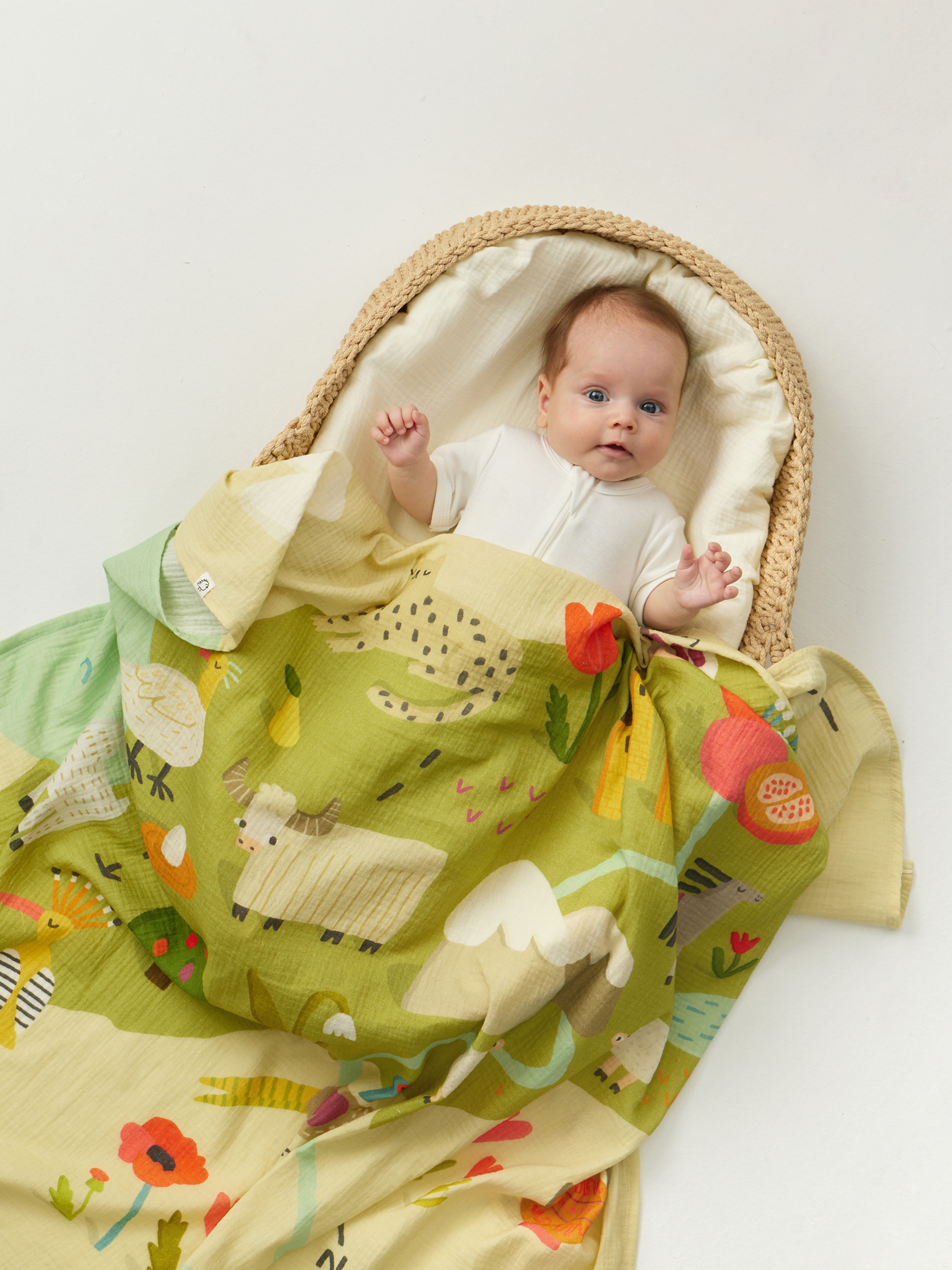 Пеленка муслиновая BUBA KIDS Северный Кавказ 115х115 см 1 шт - фото 18