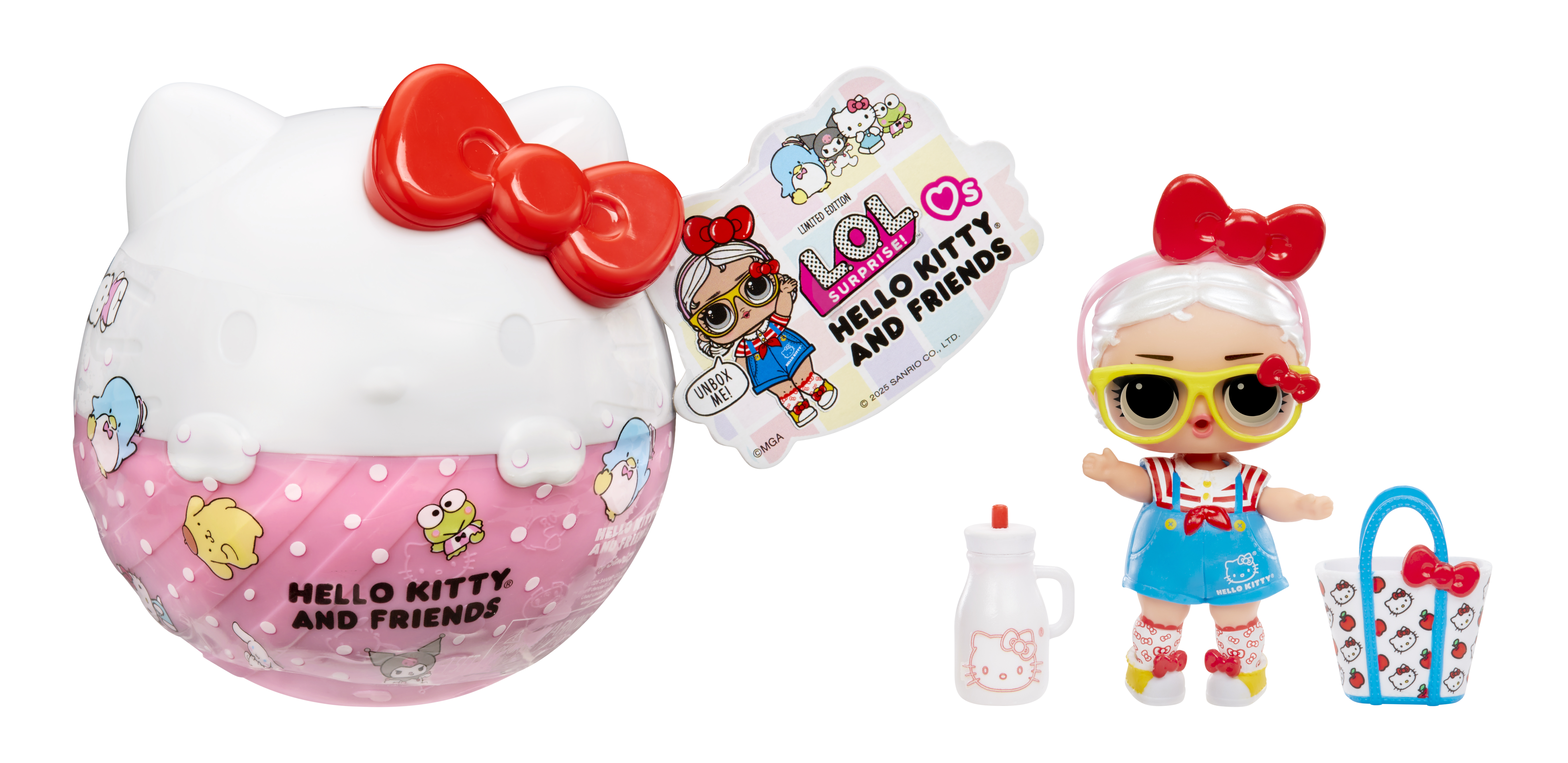 Кукла мини L.O.L. Surprise! в шаре Hello Kitty & Friends 523840 - фото 9