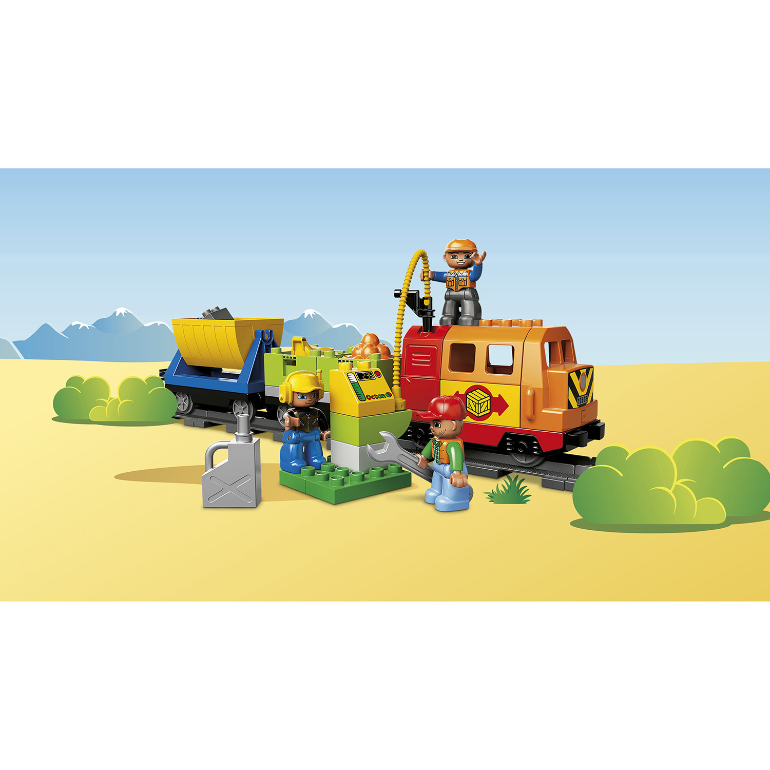 Конструктор LEGO DUPLO Большой поезд блочный - фото 5