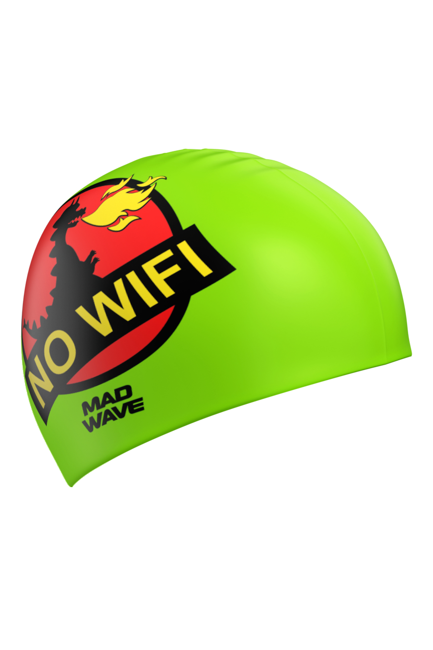 Шапочка для плавания Mad Wave NO WIFI - фото 1