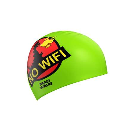 Шапочка для плавания Mad Wave NO WIFI