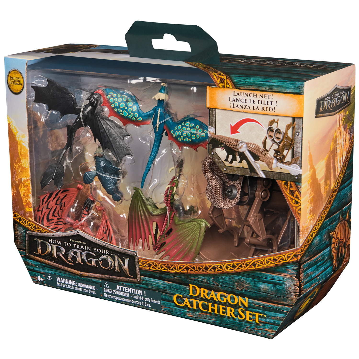 Игровой набор Dragons How to Train Your Dragon Ловец драконов 7 предметов - фото 1