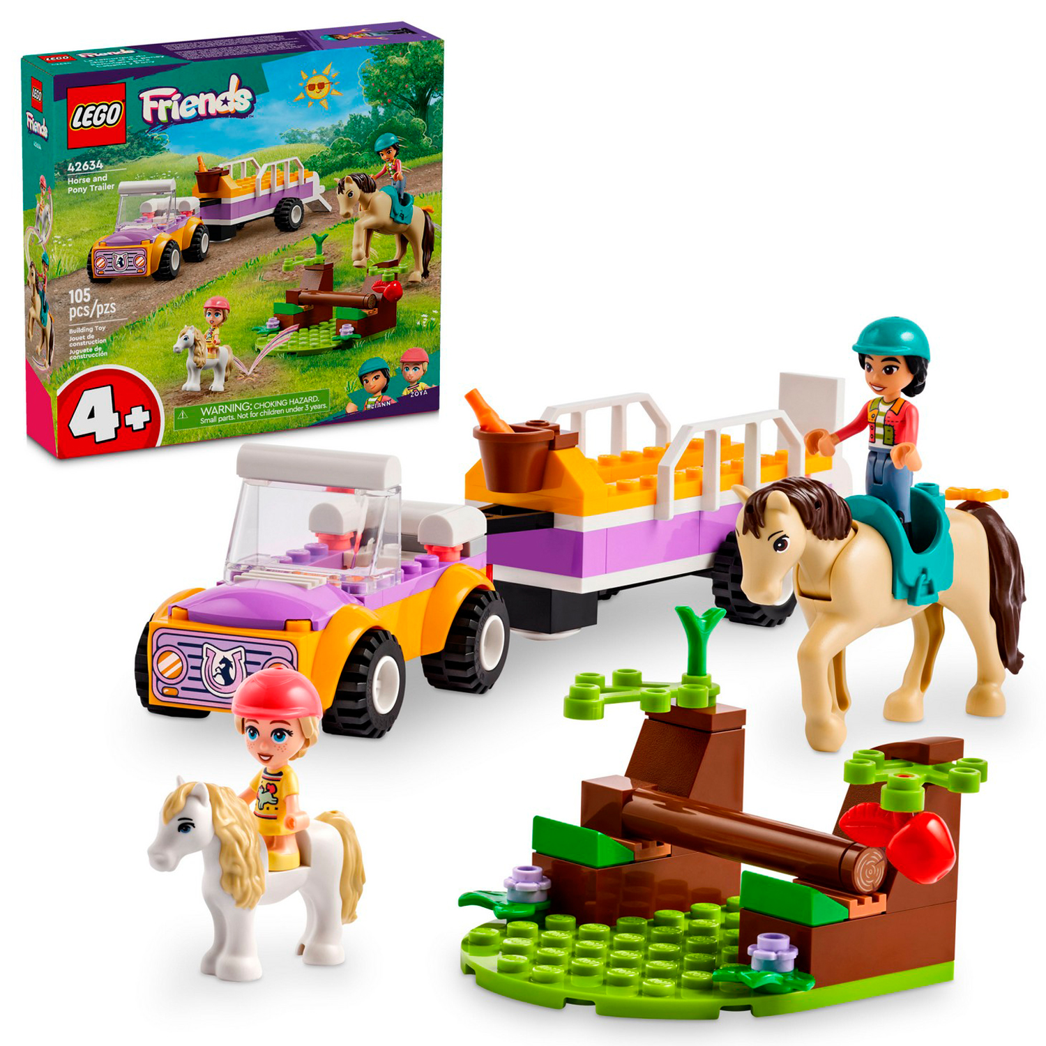 Конструктор LEGO Friends Трейлер для лошадей и пони - фото 1
