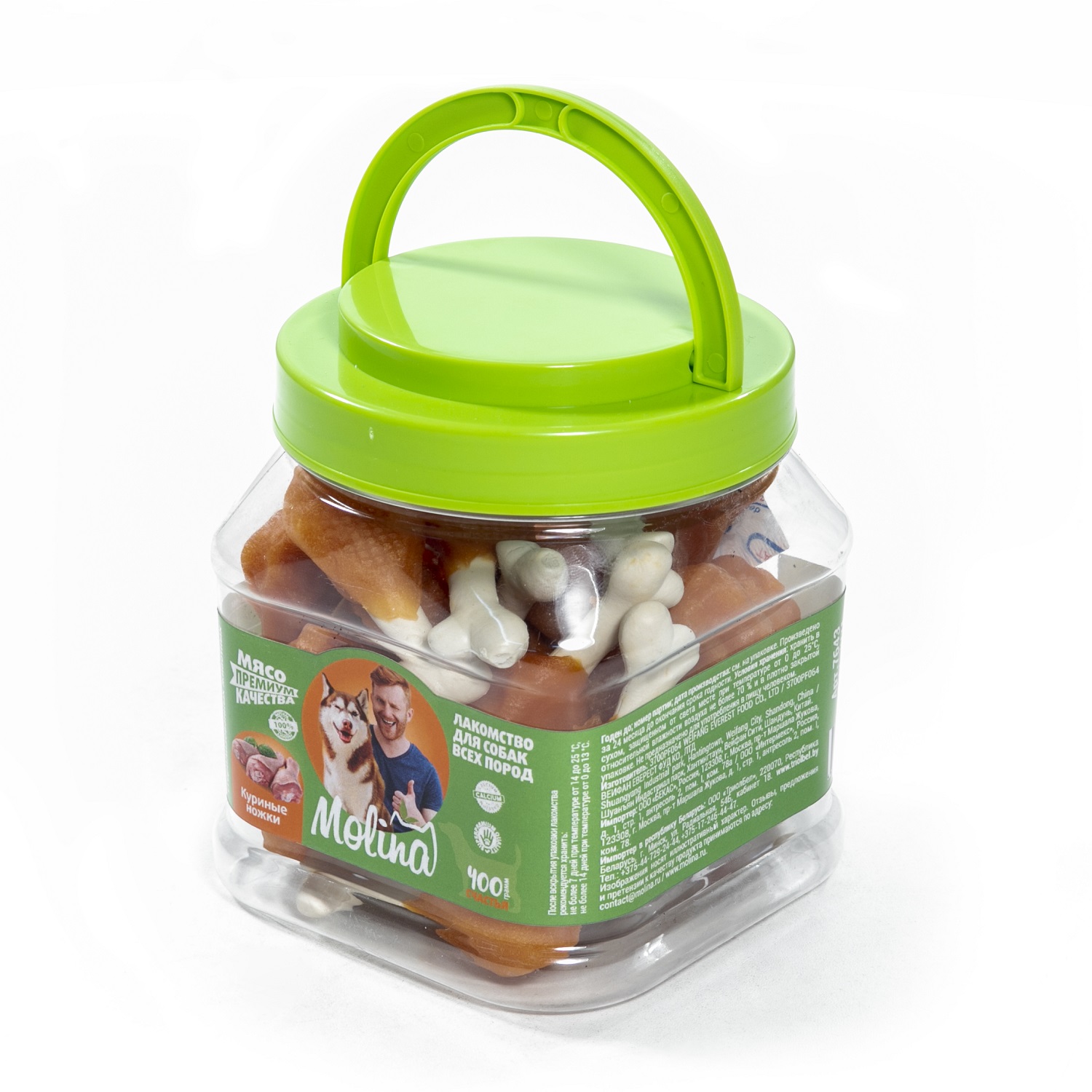 Лакомство для собак Molina Куриные ножки 400г - фото 3
