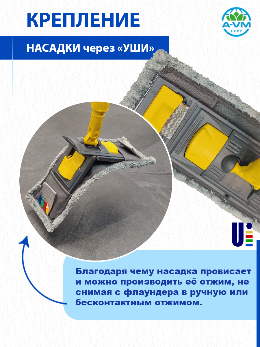 Сменная насадка для швабры A-VM МОП - фото 4