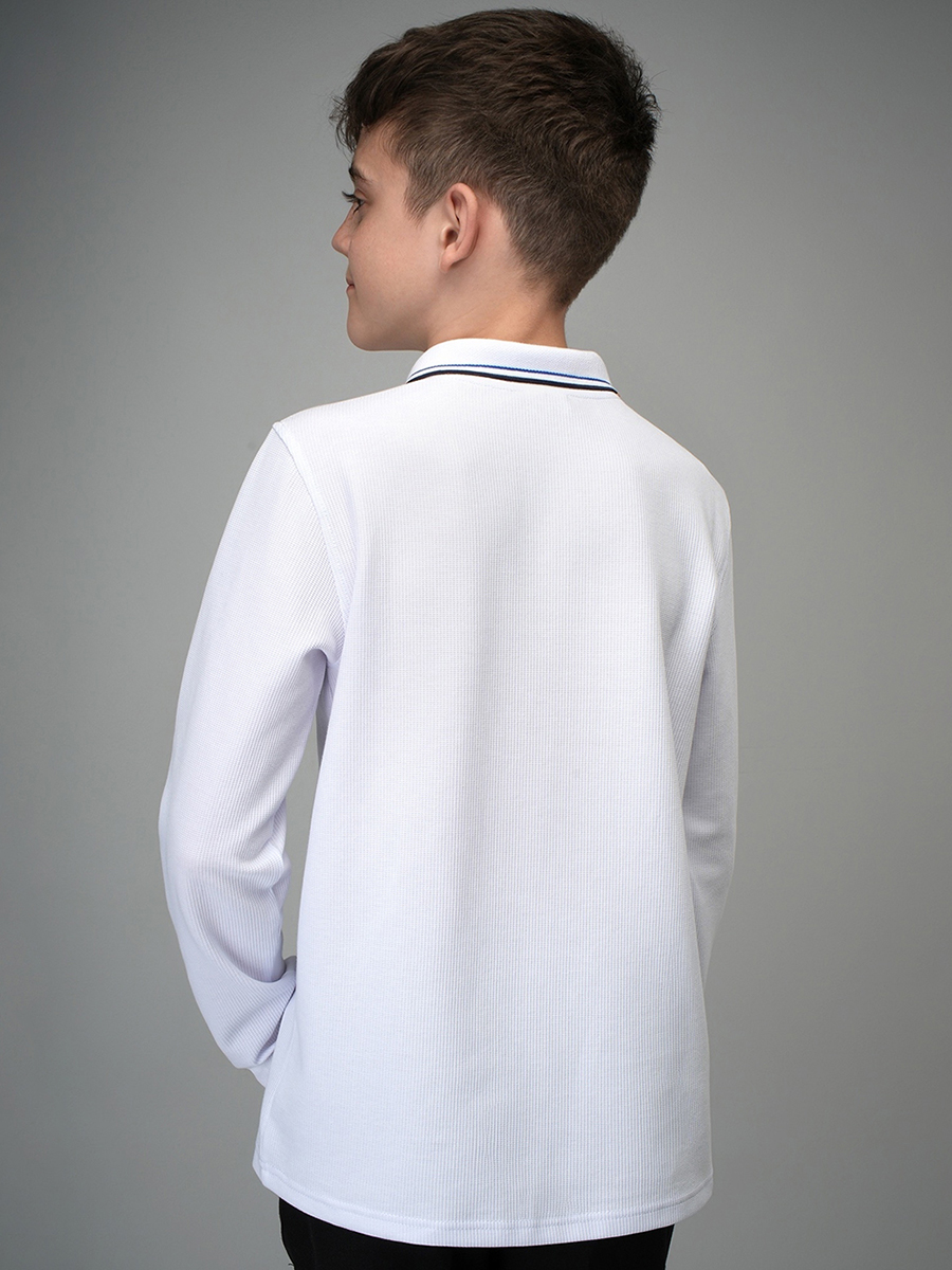 Поло HappyFox HF33118белый - фото 3