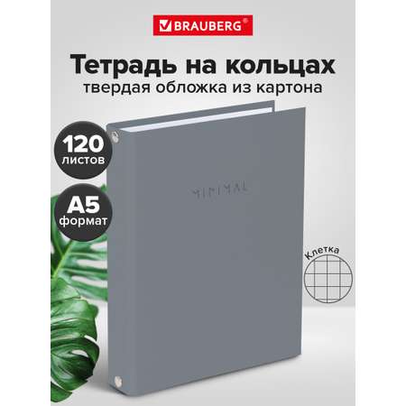 Тетрадь со сменным блоком Brauberg клетка 120 лист.