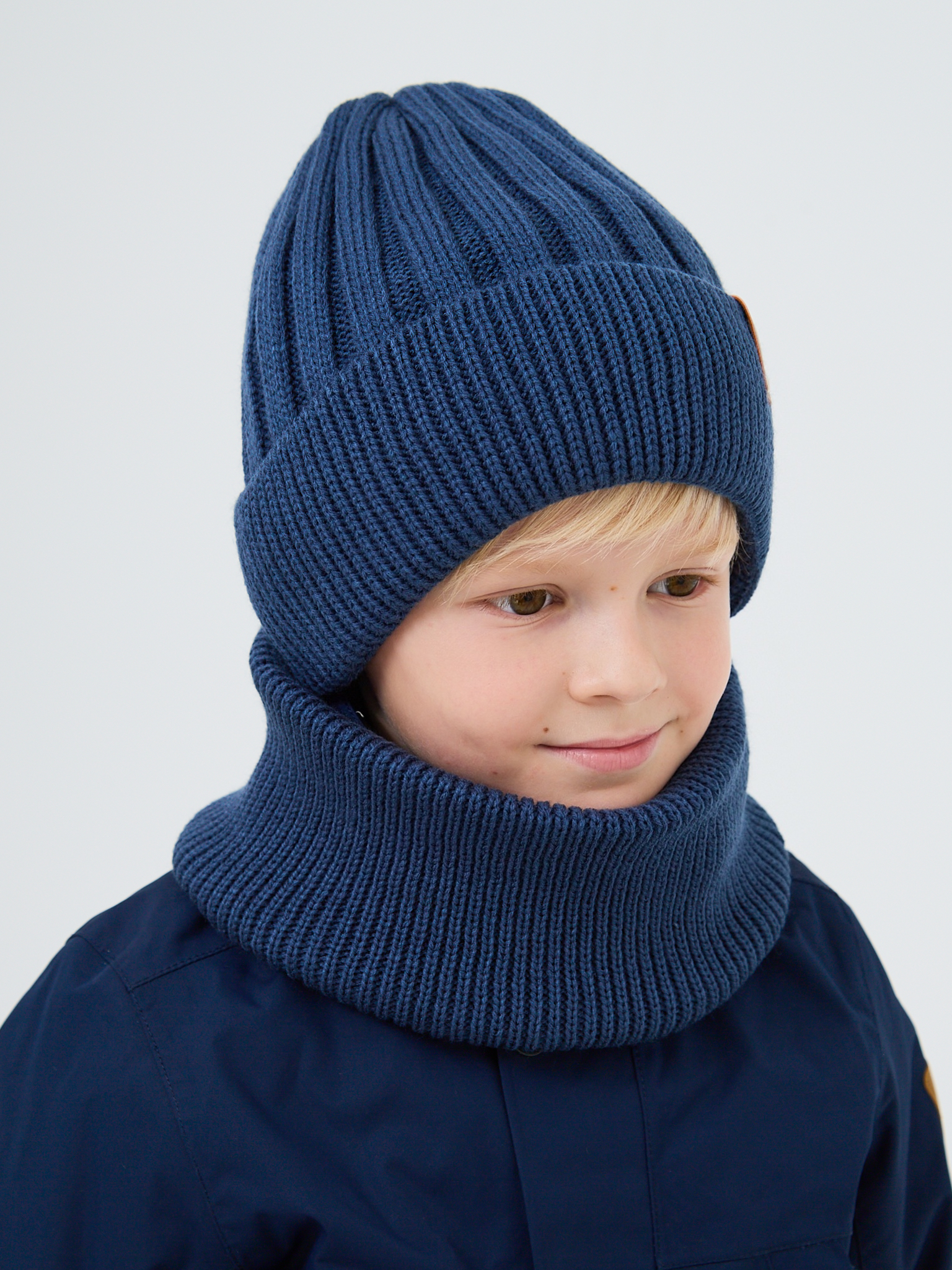 Шапка и снуд NYCkids NYC-H-54-WIDEstr-jeans - фото 8