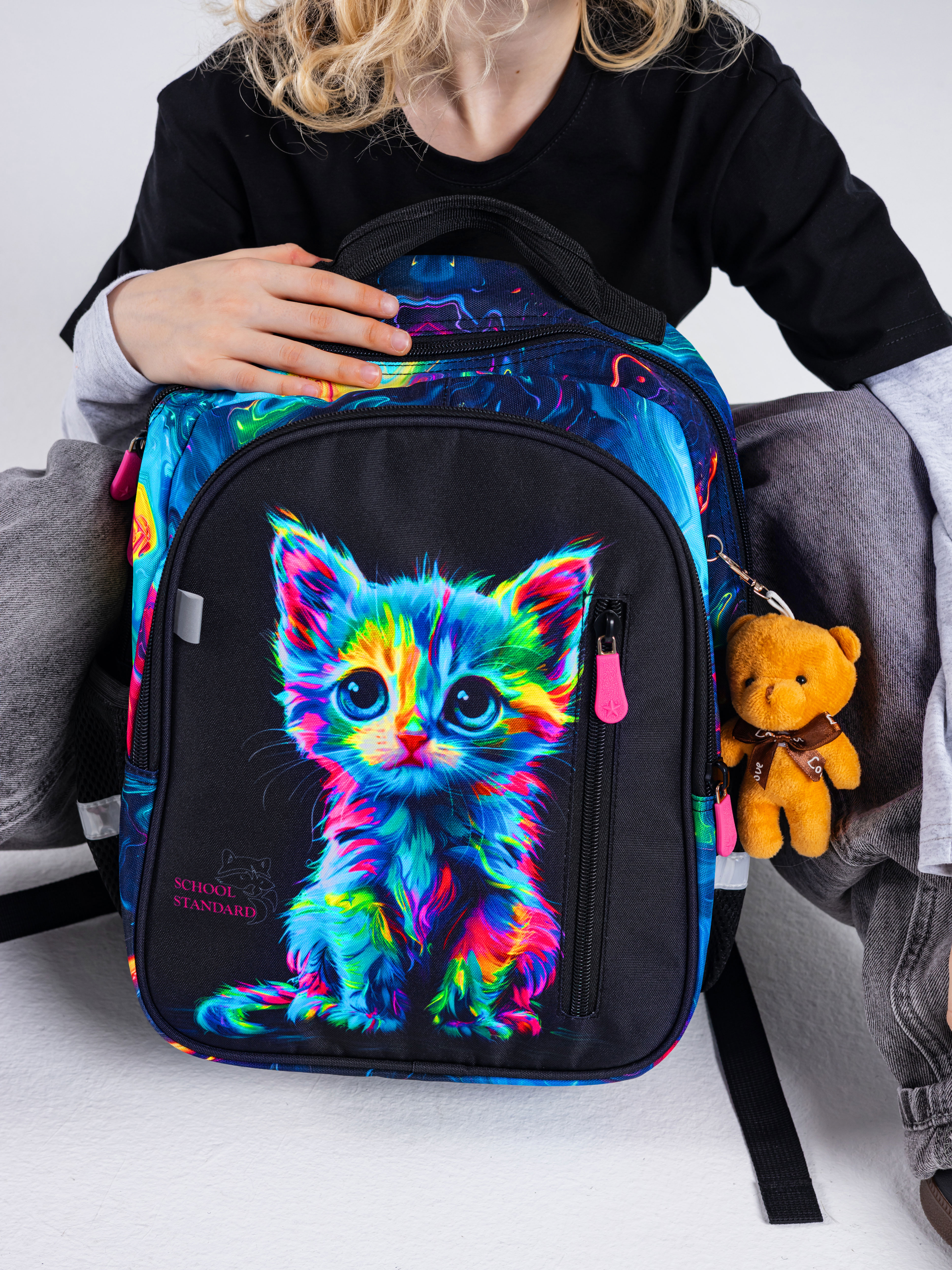 Рюкзак School Standard первокласснику набор 4 в 1 - фото 5