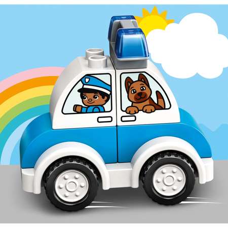 Конструктор LEGO DUPLO Fire Helicopter Police Car блочный