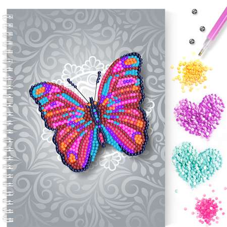Алмазная мозаика Color Kit Бабочка