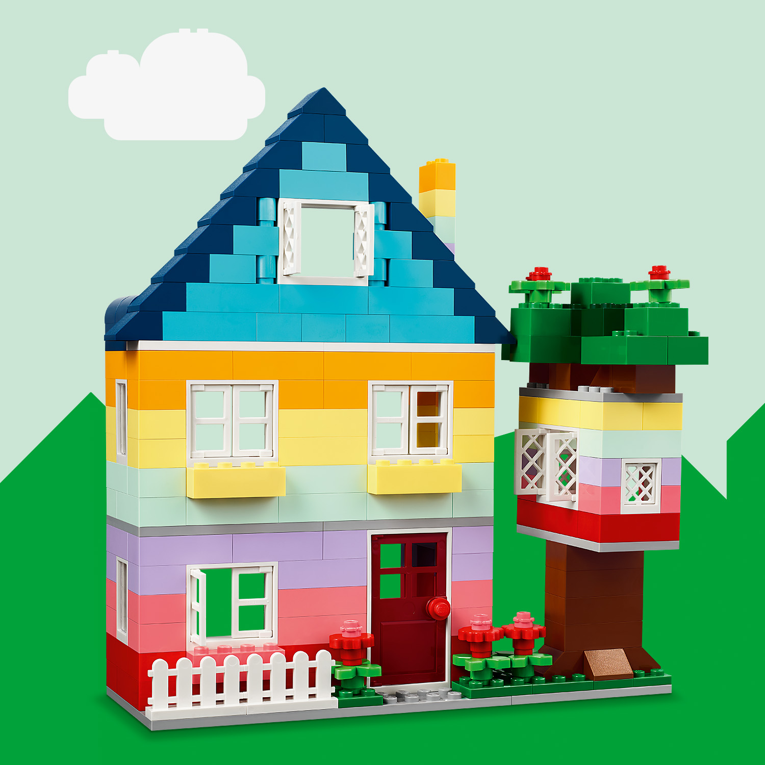 Конструктор LEGO Classic Креативные дома 850 дет. - фото 7