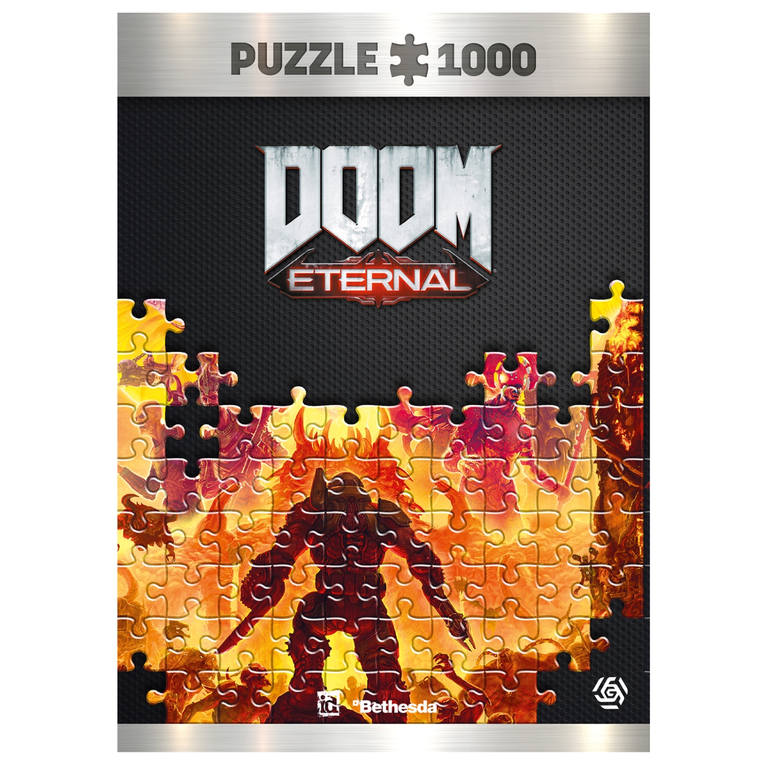 Пазл Good Loot Doom Eternal - 1000 элементов классический - фото 1