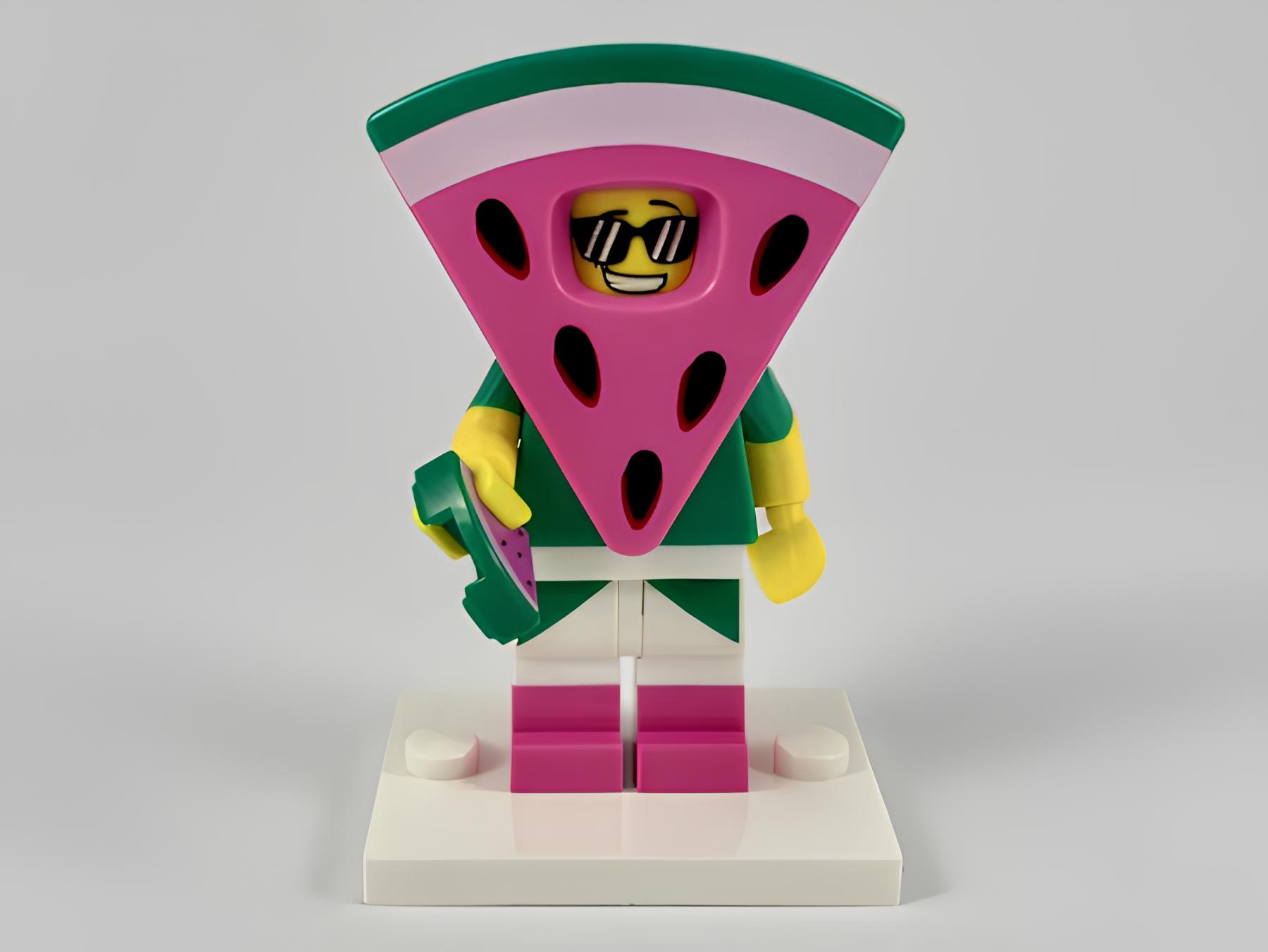 Фигурка LEGO Watermelon Dude coltlm2-8 - фото 1
