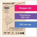 Цветная бумага Brauberg 100 лист.