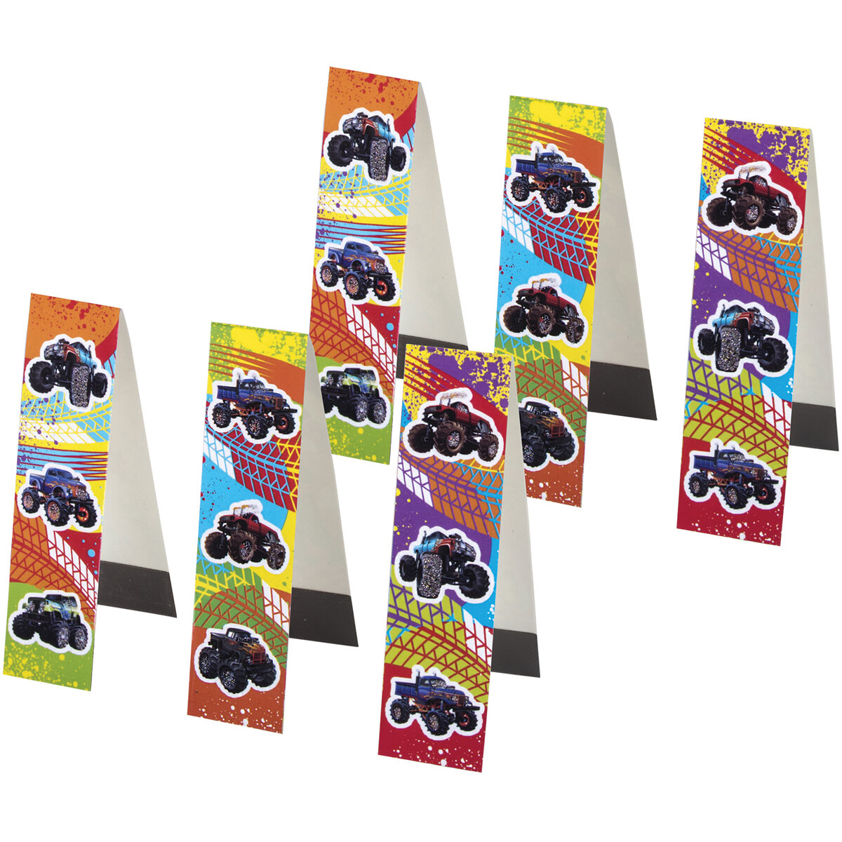 Магнитная закладка Юнландия Монстр-трак 6 шт. - фото 2