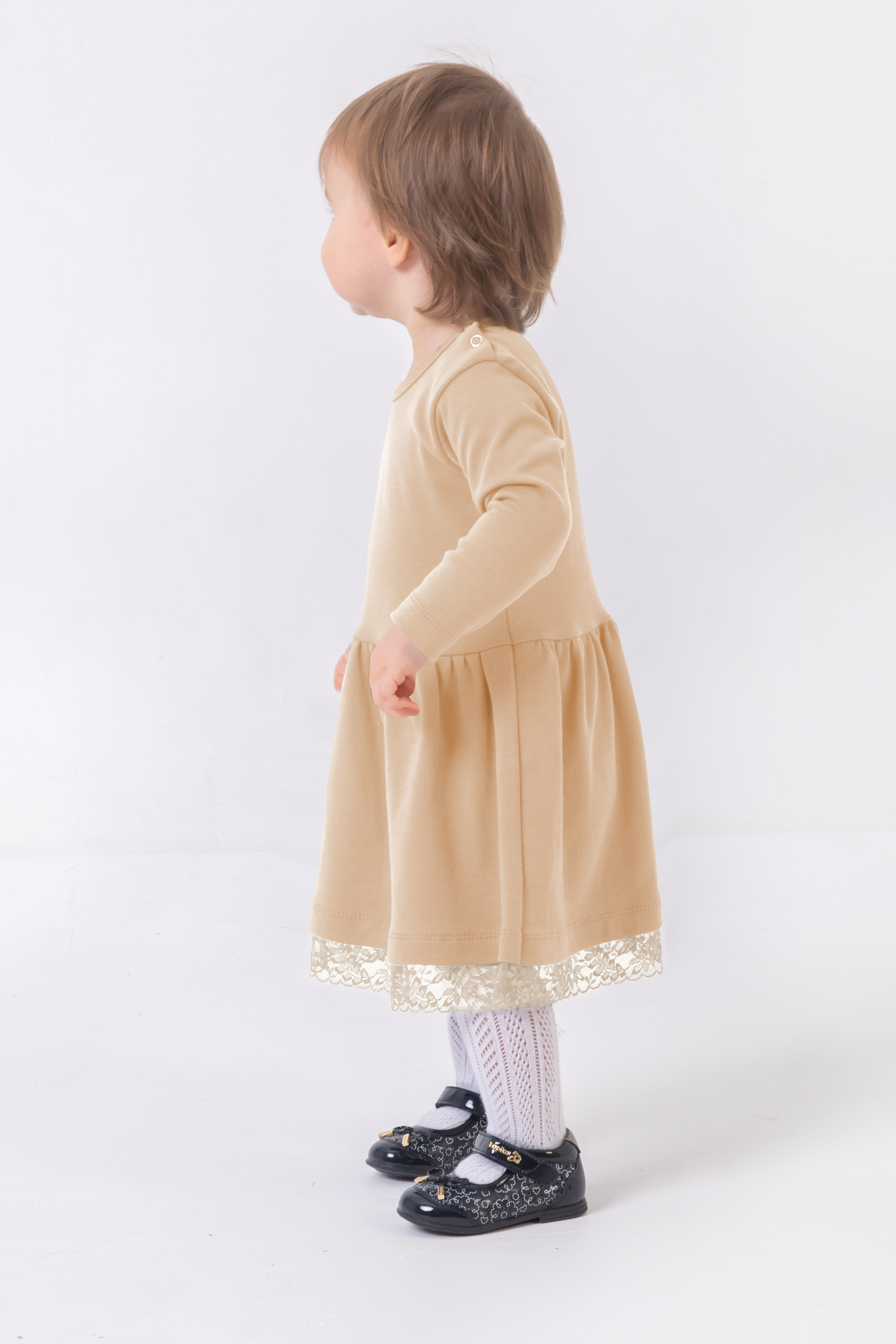 Платье КрутышОк Т-007 бежевый - фото 5