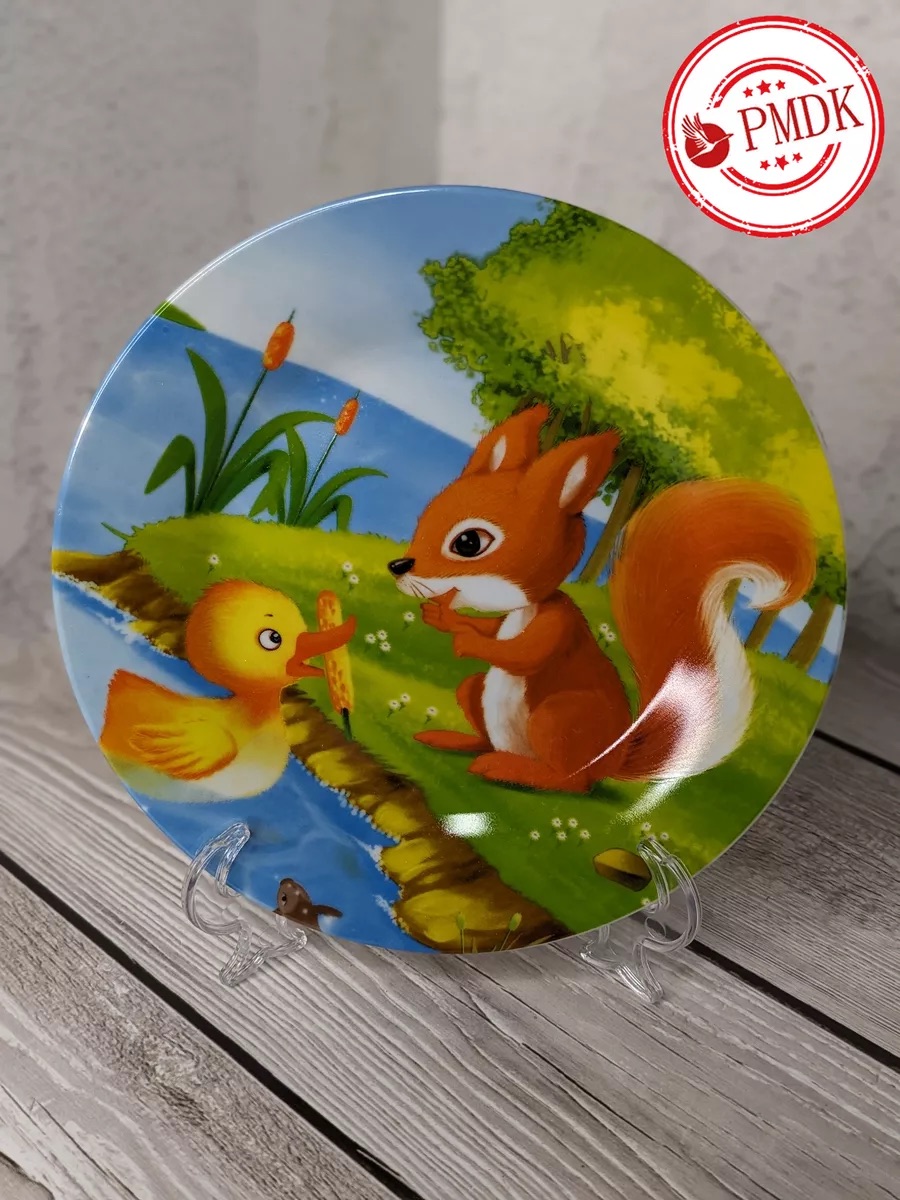 Набор детской посуды Daniks C489 Белочка и утка - фото 8