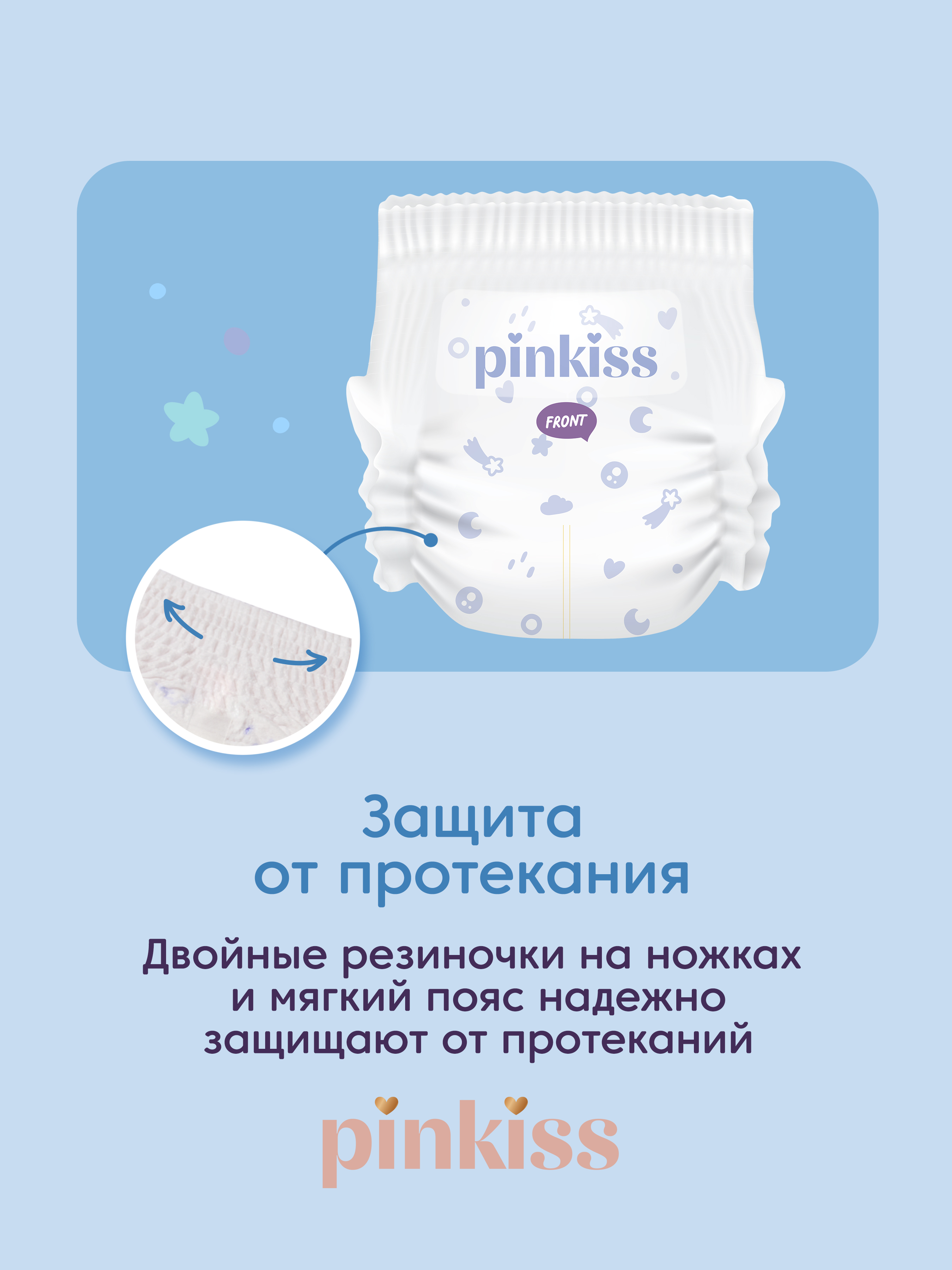 Трусики Pinkiss Night ночные XXL (15-25 кг) 18 шт. - фото 8