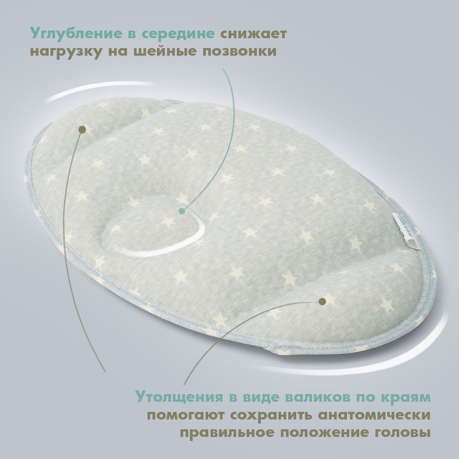 Подушка анатомическая Nuovita 25 x 40 см - фото 4