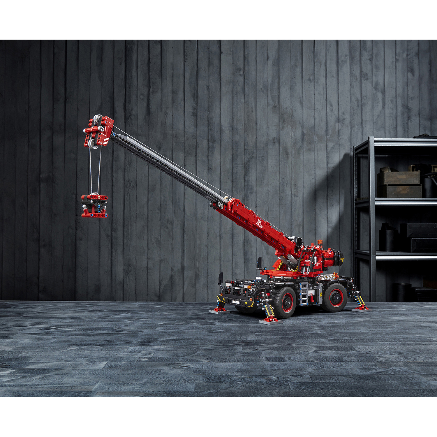 Конструктор LEGO Technic Подъёмный кран 4057 дет. - фото 73