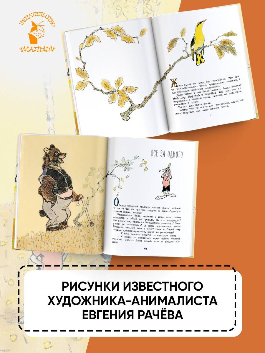 Книга АСТ Весёлые зайцы. Рисунки Е. Рачева - фото 3