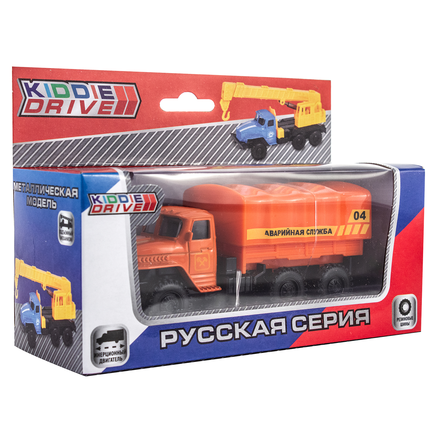 Грузовик KiddieDrive аварийная служба инерционный 1501189_3 - фото 3