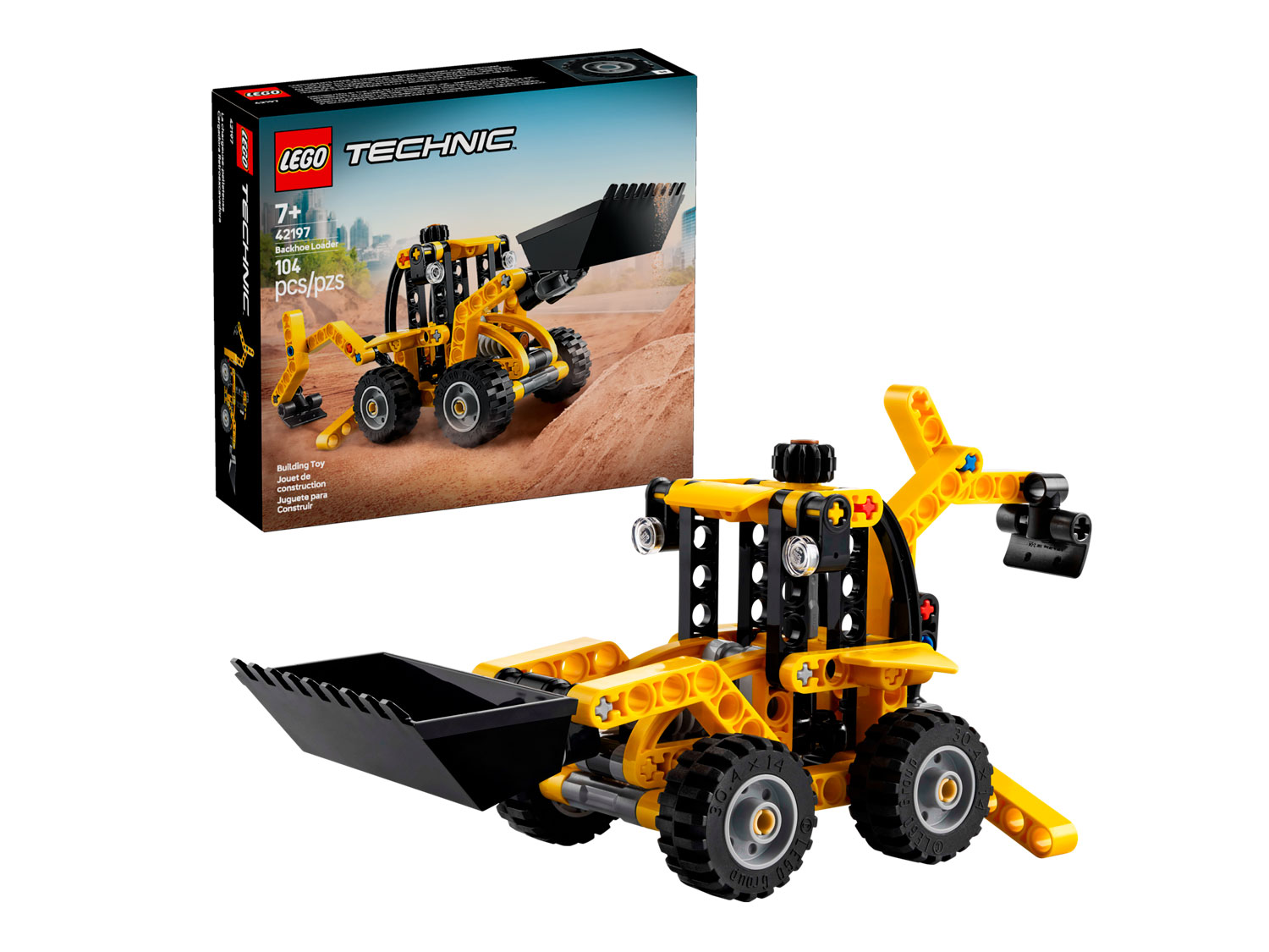 Конструктор LEGO Technic Экскаватор-погрузчик 42197 104 дет. - фото 1