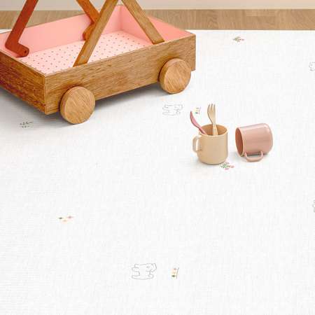 Ковер двухсторонний безворсовой Parklon Pure soft маленький щенок 190x130x1.2 см