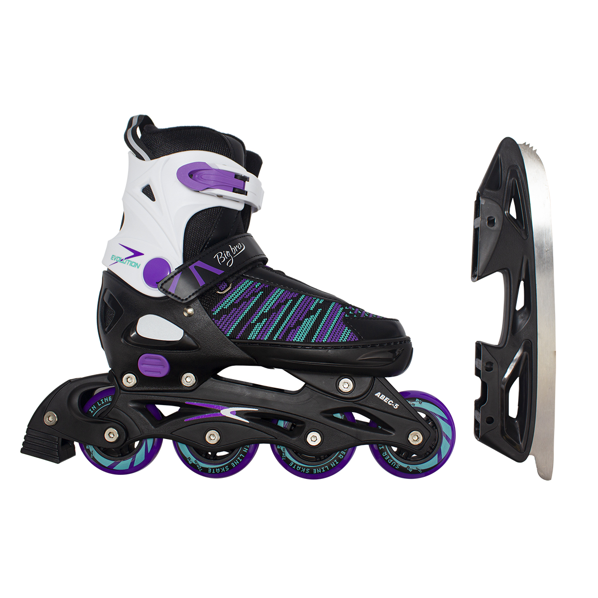Роликовые коньки BIG BRO 37-40 - фото 6