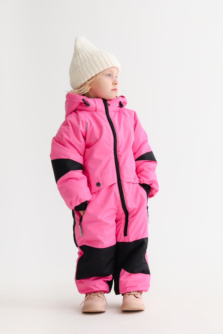 Комбинезон MINIDINO MDW1-OW006/0Комбинезон зимний Super фламинго - фото 1