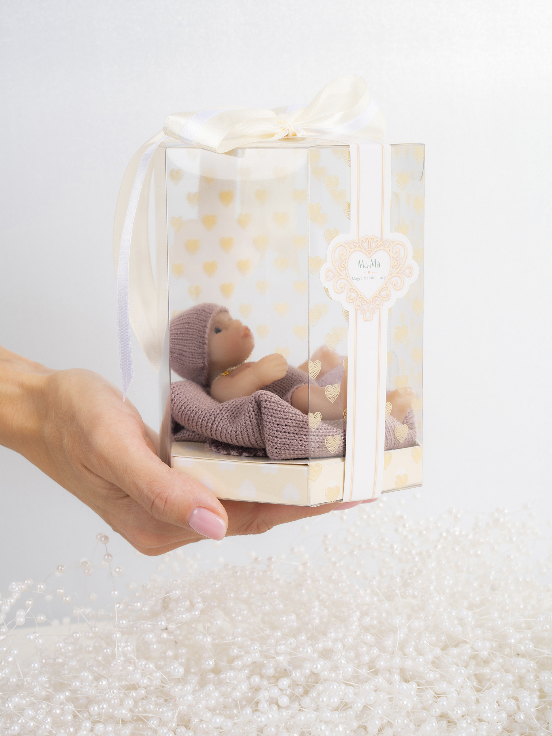 Кукла мини Magic Manufactory Magic baby Пупс сиреневый высота 12 см 4631162180895 - фото 19