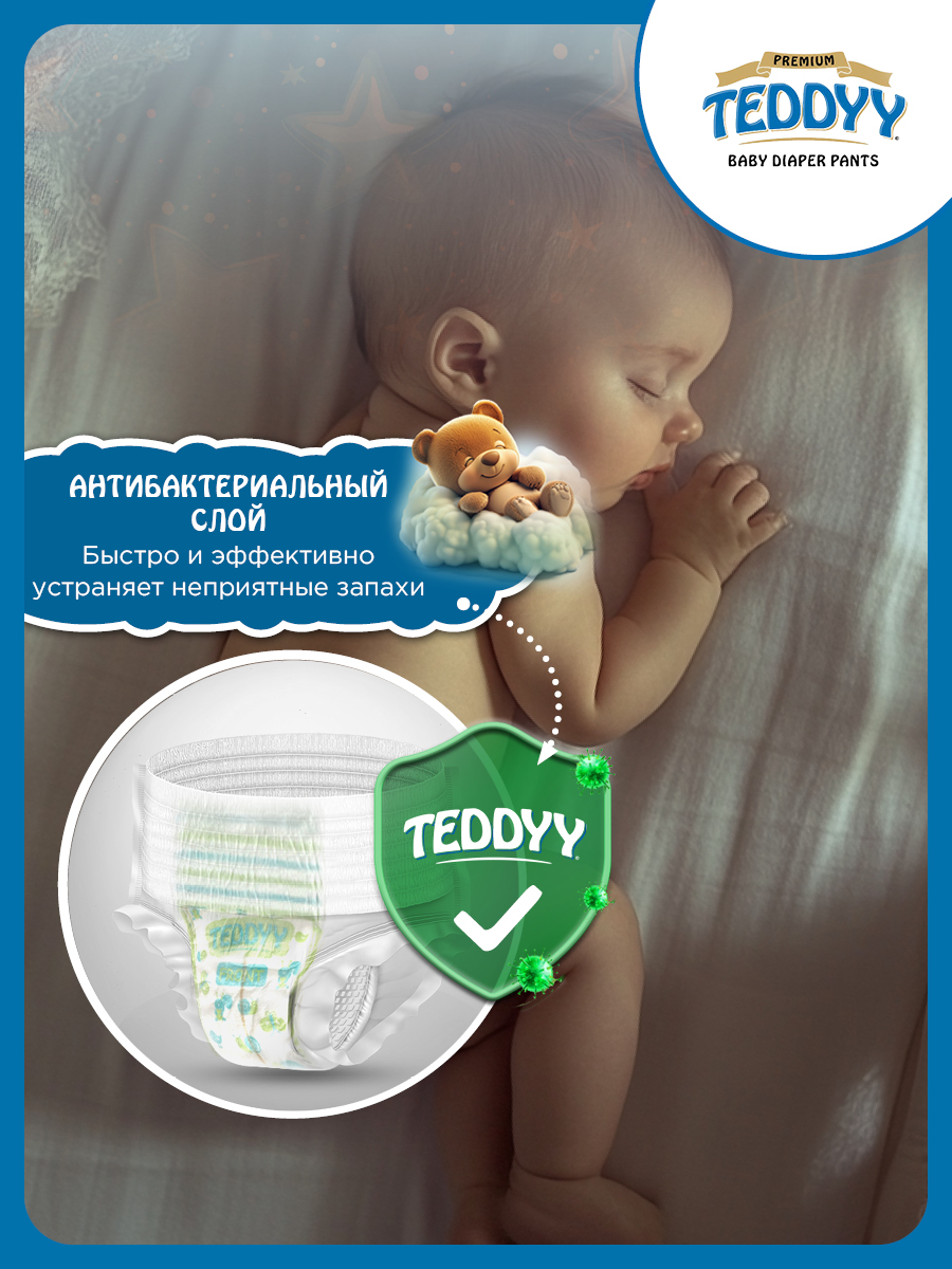 Трусики Teddy Baby Premium XL 36 шт. - фото 8