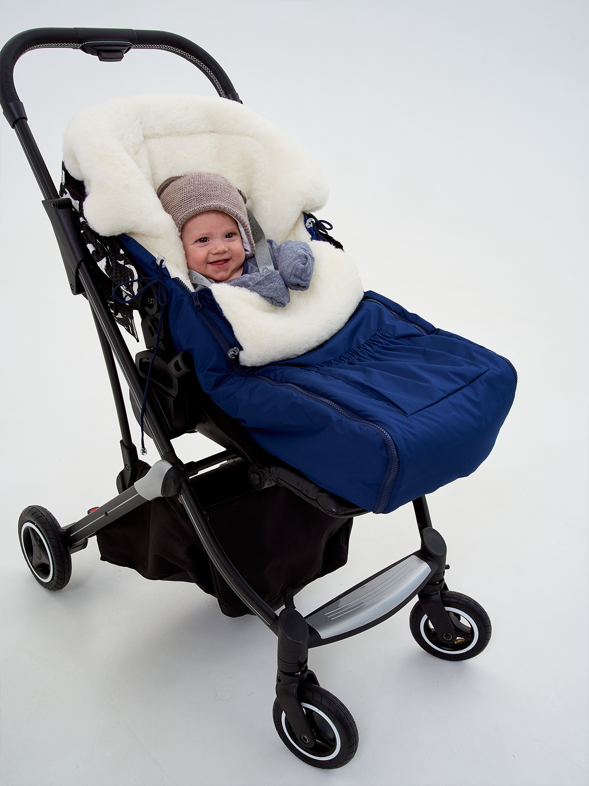 Конверт в коляску Осьминожка Трансформер синий - фото 1