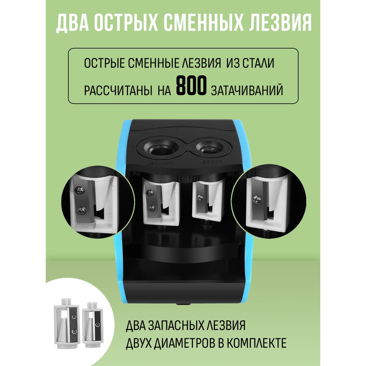 Точилка Orange Peel Голубой - фото 3
