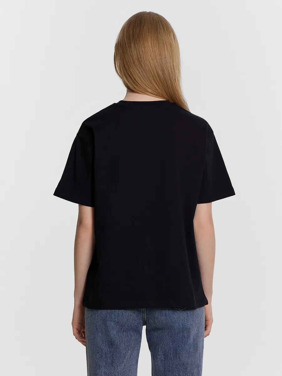 Футболка Mark Formelle (Марк Формэль) 112678/черный +печать13 - фото 8